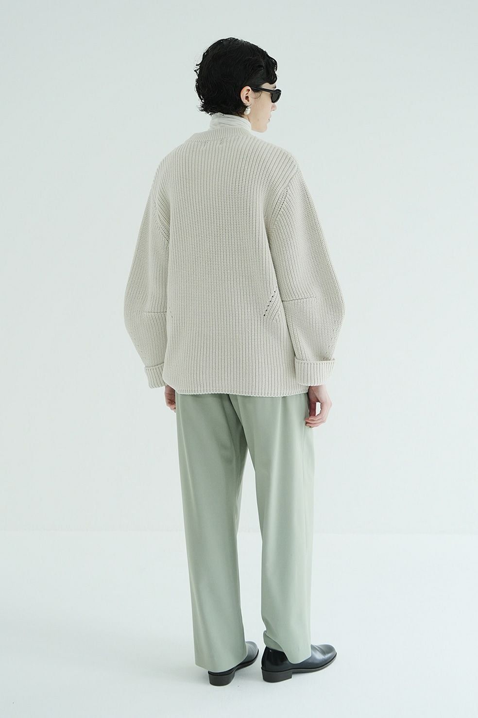 OVER FORM SLEEVE KNIT TOPS 19106-2242｜CLANE クラネ通販