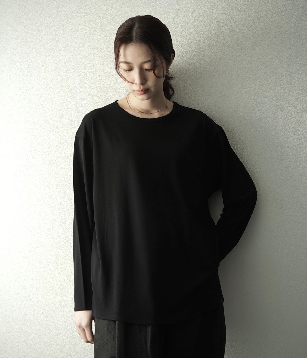 Super140s Washable Wool Jersey / L/S Tee｜CAPERTICA (カペルチカ) 通販
