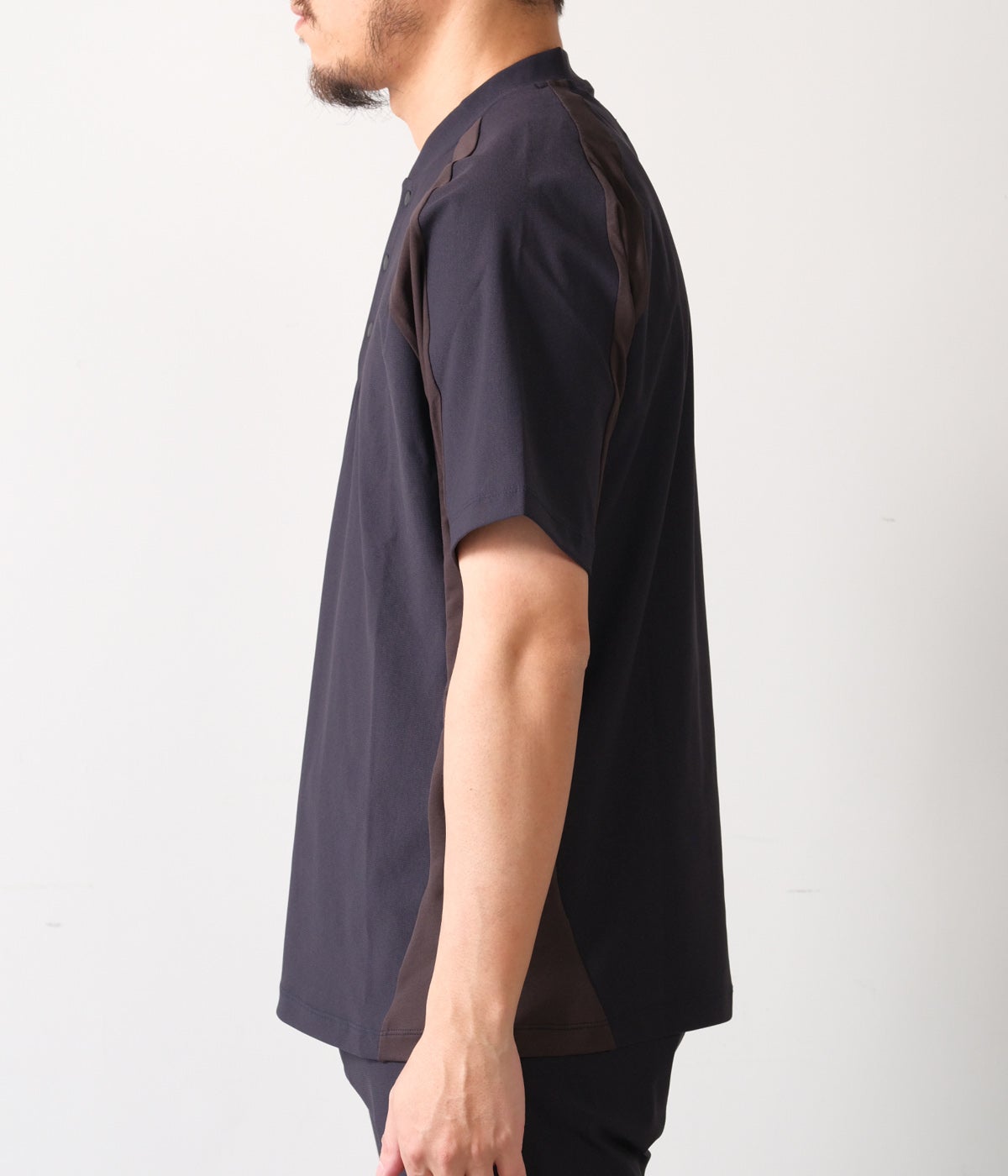 DRY HENRY NECK TEE 1102610035｜junhashimoto（ジュンハシモト）通販
