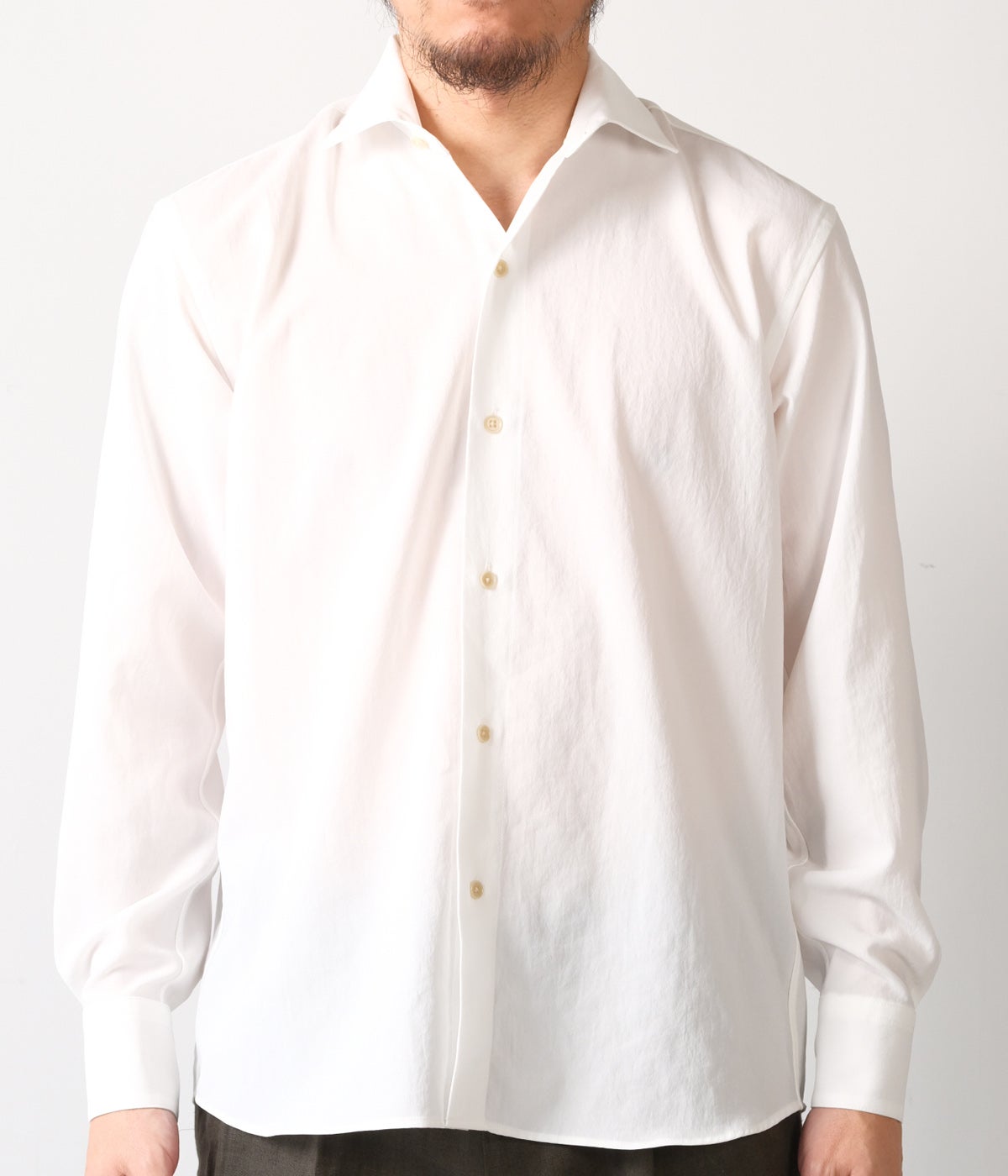 HORIZONTALCOLLAR SHIRT ジュンハシモト HORIZONTAL COLLAR SHIRT