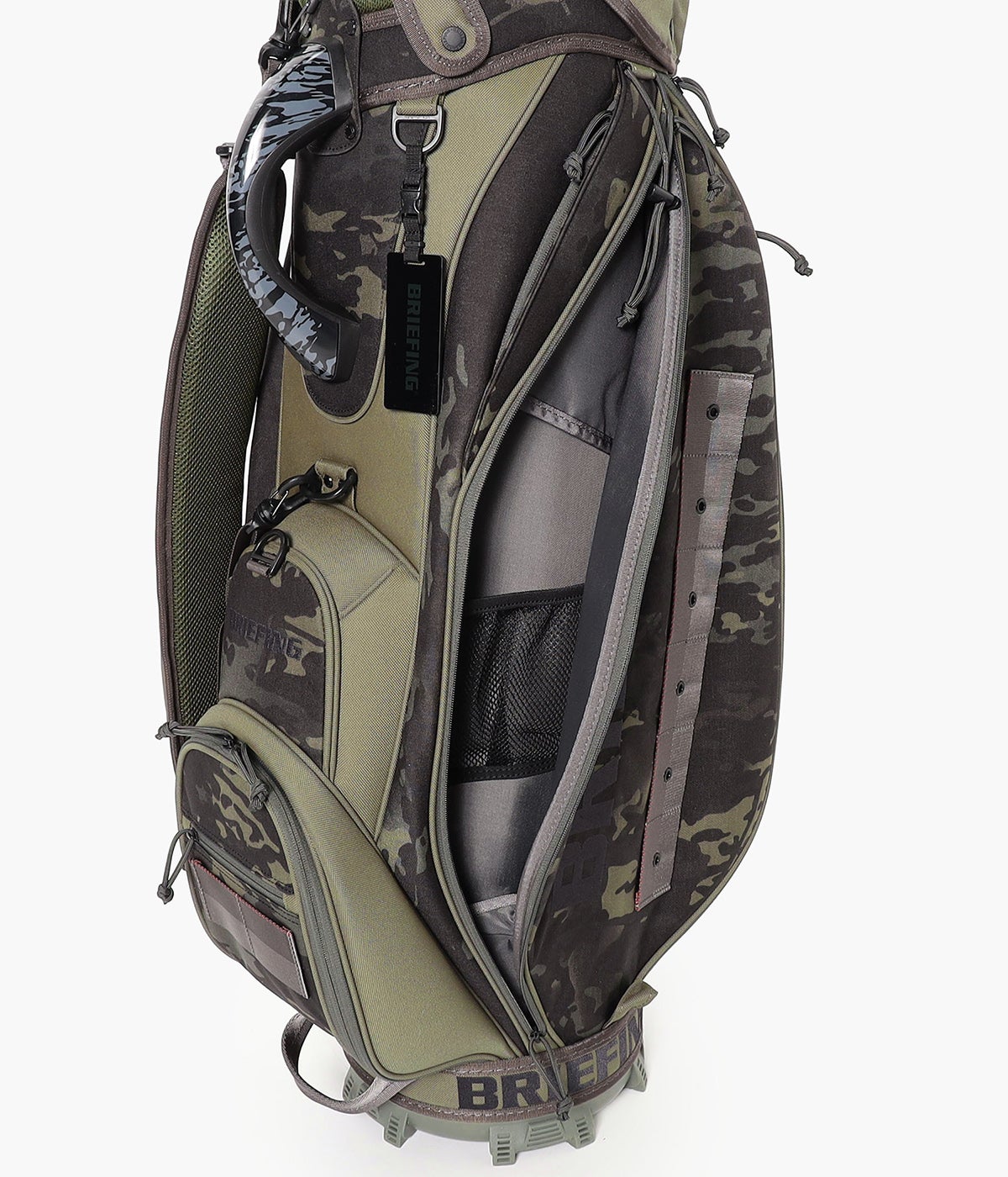 ブリーフィング ゴルフ キャディバッグ CR-5 #04 brg261d11タン CR-5 #04 CAMO COMBI BRG261D11｜BRIEFING GOLF（ブリーフィングゴルフ）