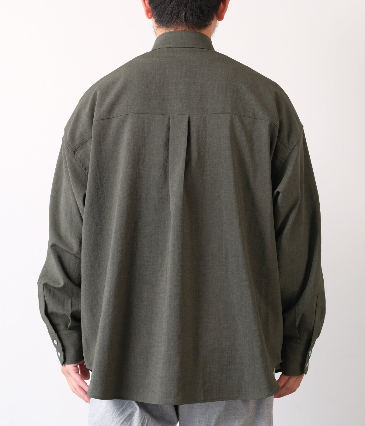FLY FRONT MEGA BIG SHIRTS 1062611009｜junhashimoto（ジュンハシモト