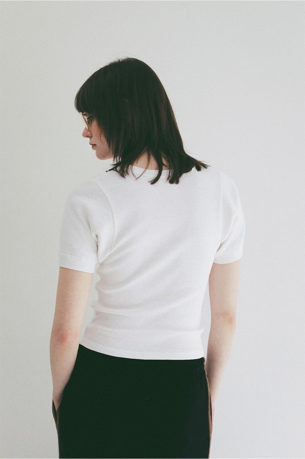 SCOOP SLEEVE COMPACT TOPS 10105-1363｜CLANE クラネ通販