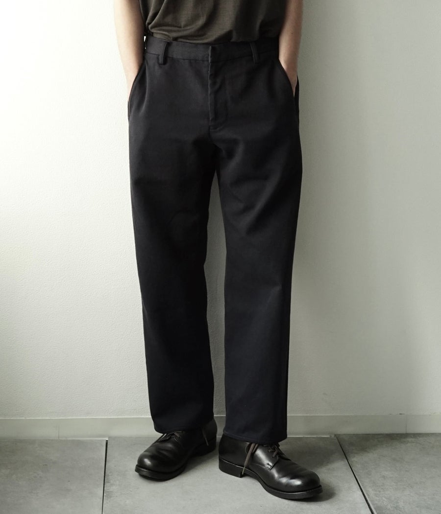 Organic Cotton 3_PLY Drill / Side Tuck Pants｜CAPERTICA